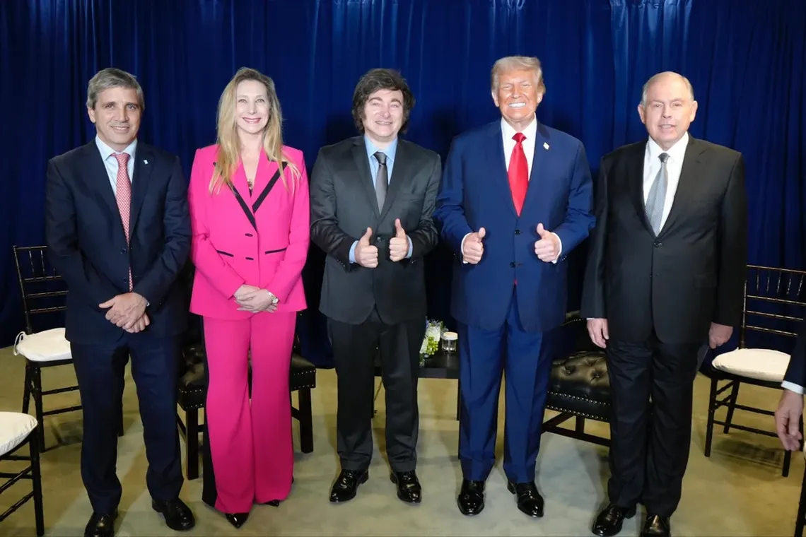 nueva-york-luis-caputo-karina-milei-javier-milei-donald-trump-y-gerardo-werthein